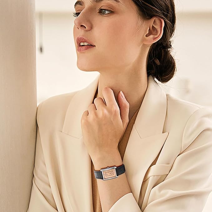 Пара Пара Кожаные Антикварные Аналоговые Модные Аксессуары Подарок Любовнику Часы, Часы, Ремешок, Черный Дисплей, Водонепроницаемые, Кварцевые, Для Отдыха, Бизнеса, Пара, -