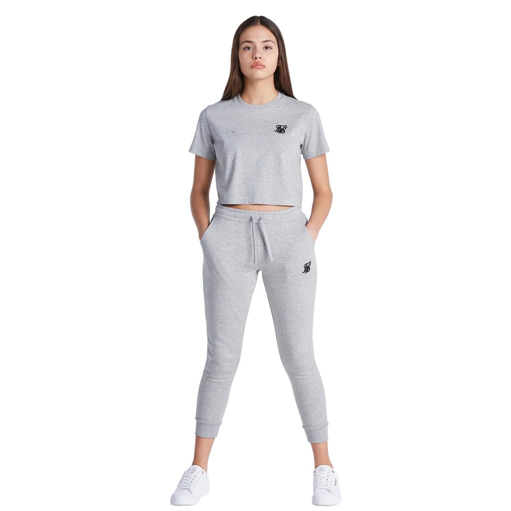 SikSilk Girls Essentials Cuffed Jogging Bottoms