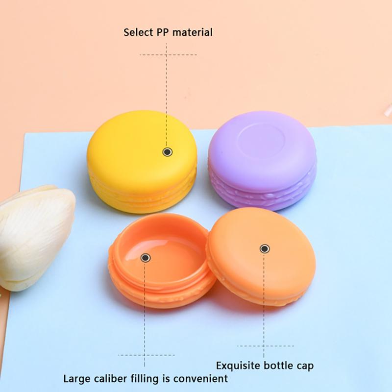 1 шт. 10 мл силиконовый дорожный портативный лосьон крем коробка бутылка косметический тональный крем таблетки макарон коробка для хранения