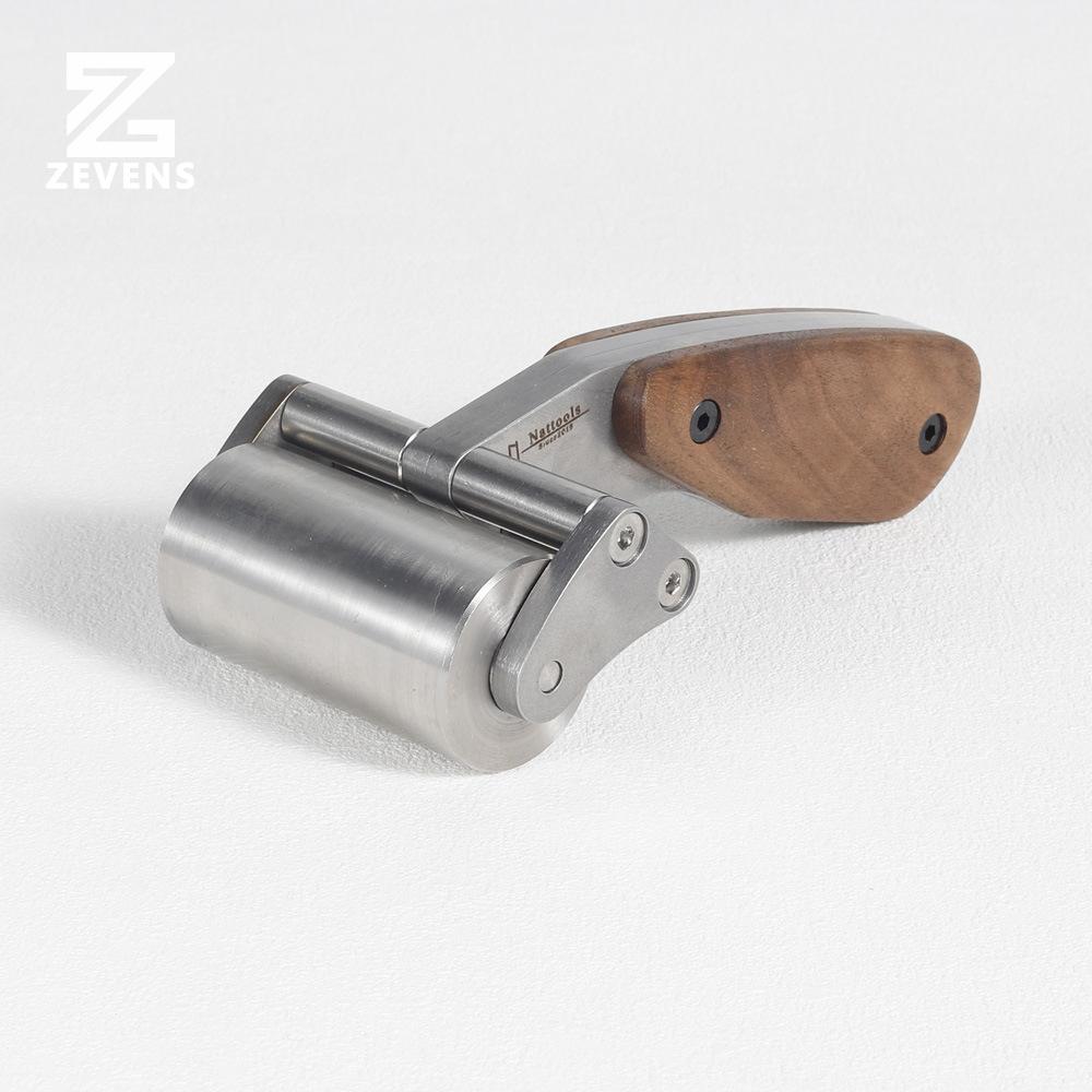 Stainless Steel Leather Glue Pressing Roller for Manual DIY Leather Edge Crimping Roller Pressing Tool