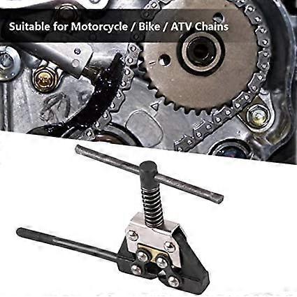 Motorcycle Chain Breaker,Alloy Steel Chain Removal Breaker Drive Splitter Cutter Link Repair Tool for Motorbike Motocross Dirt Bike ATV Chains 420/428