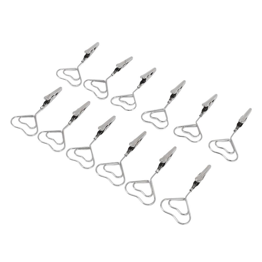 12Pcs 70mm Photo Clip Multi Shape Wire Picture Clip Decorative Note Clips Photo Display