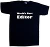 World'S Best Editor V-Neck T-Shirt