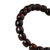 Women's Natural Red Sandalwood Bracelet - Ethnic Chinese Style Prayer Beads, Single Strand Rosary Gift