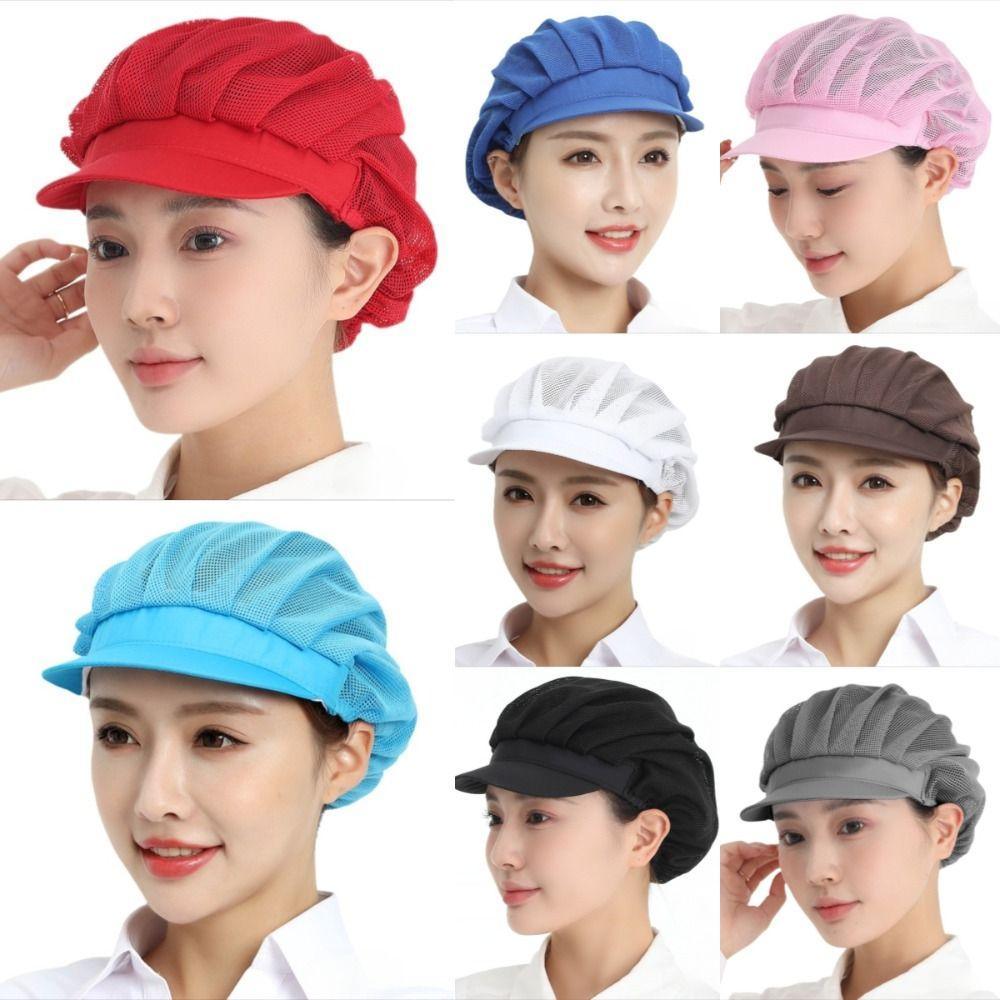 Oil Resistant Chef Work Hat Dustproof Cooking Cap Chic Food Preparation Cap Chef Workwear