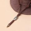 Fashion Handmade Vintage Necklace Leather Chain Choker Arrow Pendant