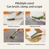 Detachable Household Cleaning Brush, Multifunctional Scrub Brush With Hard Bristle And Handle, Ideal Crevice Grout Brush For Kitchen, Bathroom,Window,