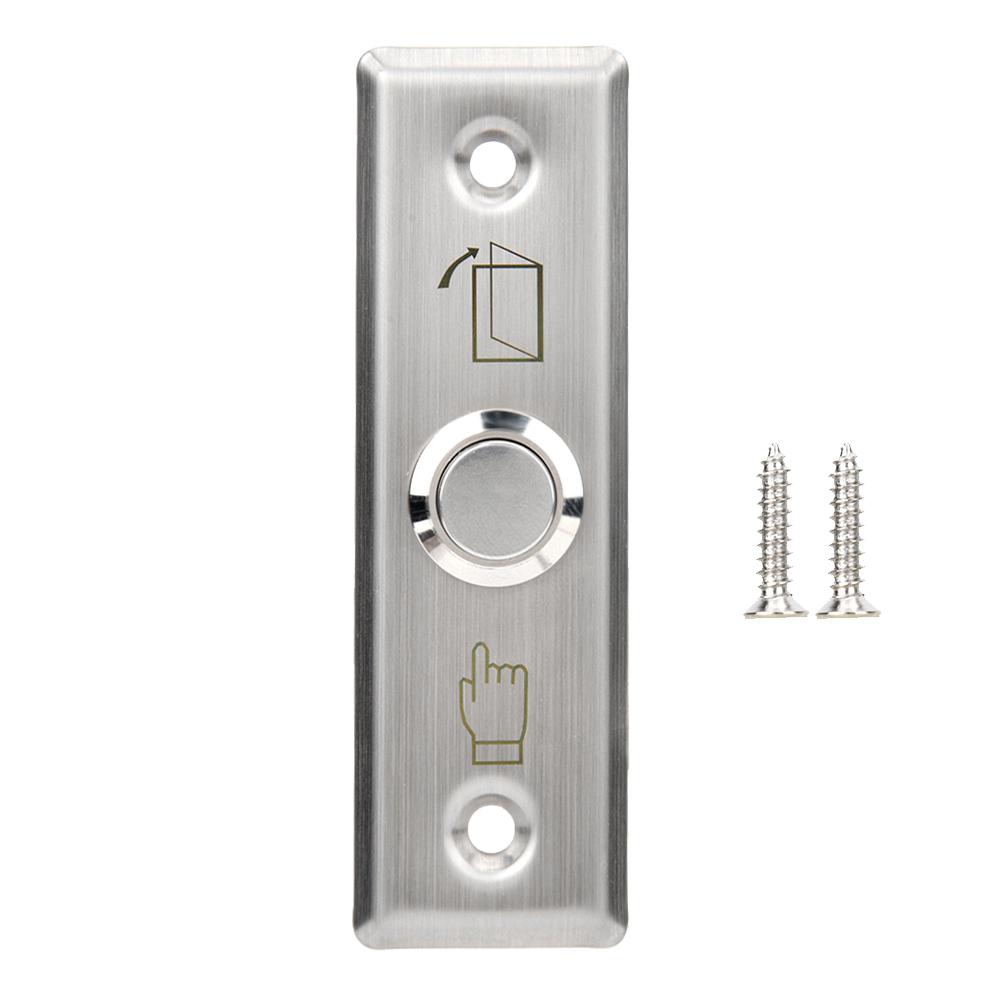 12V Door Access Control Switch Stainless Steel Exit Push Release Button