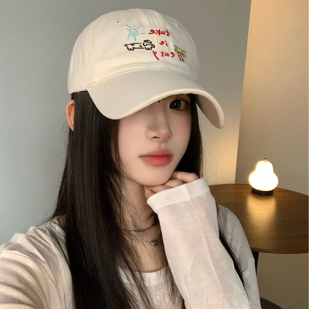 Summer Cotton Duckbill Cap With Embroidered Design For Adults Suitable For Any Occasion