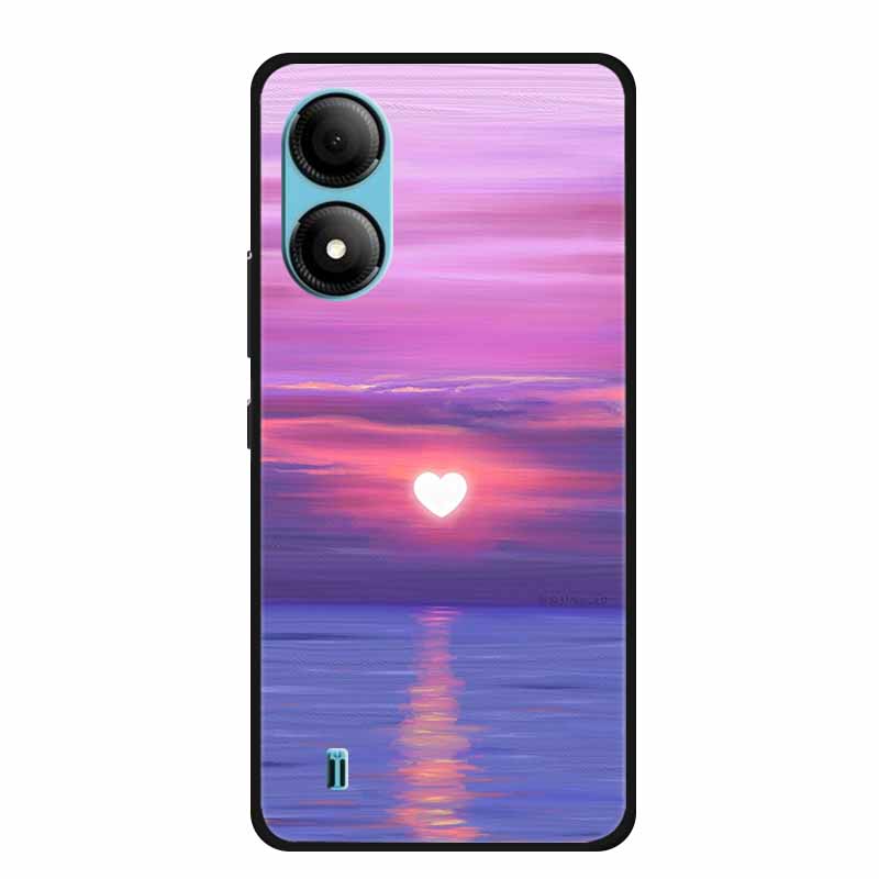 Чехол для телефона ZTE Blade A33S Задняя крышка Чехол A 33 s A33 s Coque Ударопрочный Черный Силикон Мягкий Funda Для Blade A33S Чехол A 33s