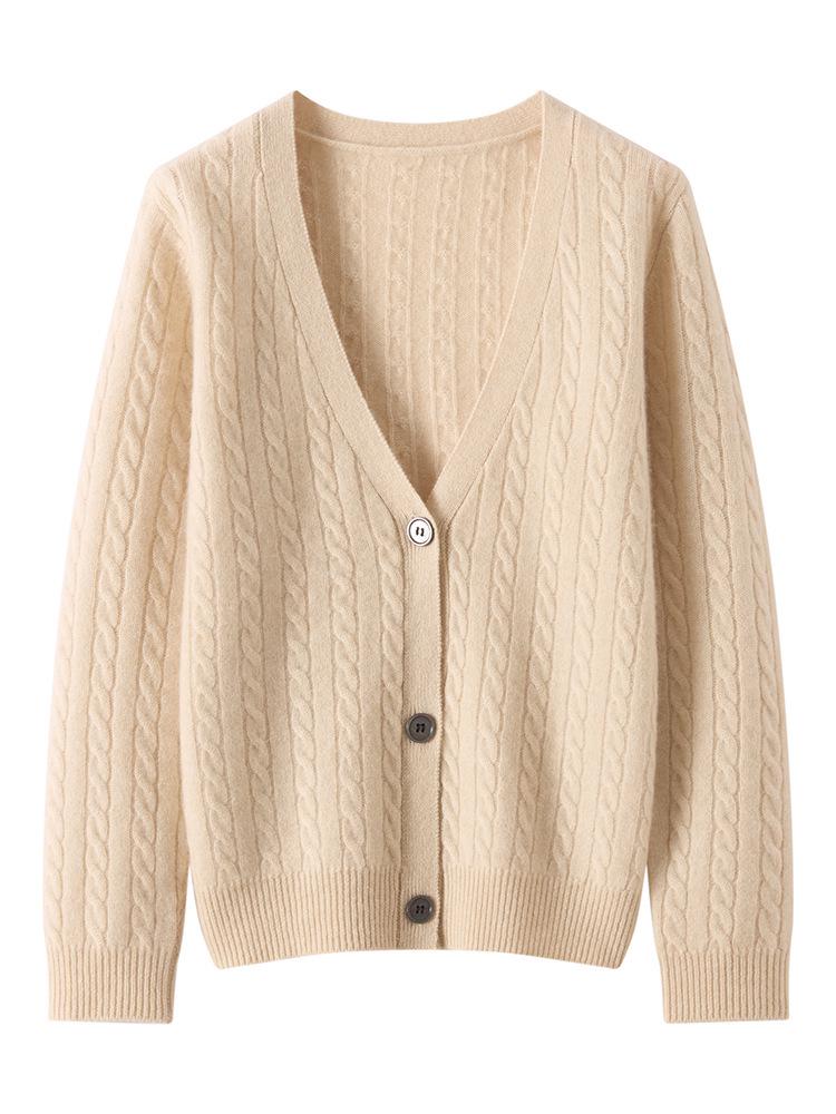 Autumn Winter Cashmere Knit Cardigan: Soft, Versatile, and Comfortable Loose-Fit Top