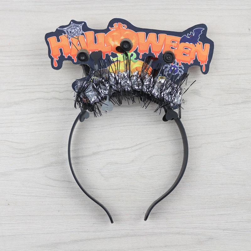 Luminous Halloween Pumpkin & Horn Headband for Kids & Adults
