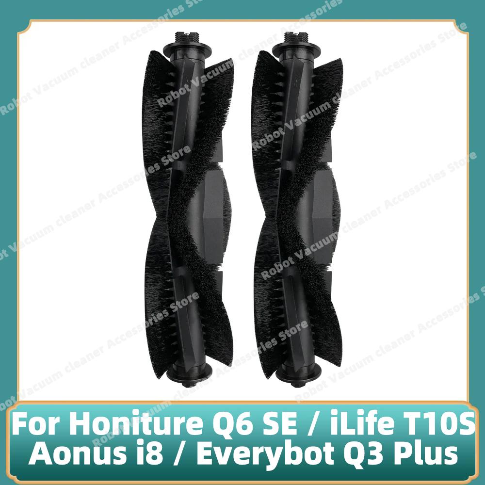 Compatible for Honiture Q6 SE / iLife T10S / Aonus i8 / Everybot Q3 Plus / Q3 Parts Main Side Brush Cloth Filter Dust Bag