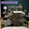 Leaf Pattern Bedding uilt Set uilt Cover Pillowcase Home Decoration Birthday Gift (1 * duvet cover + 2 * pillowcase  without core)62