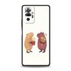 Чехол для телефона с изображением капибары для Xiaomi Redmi Note 13 12 5G 11 10 Pro 4G Plus 9S 9 8 7 9T 8T 10C 9C 9A 5G, мягкий силиконовый чехол