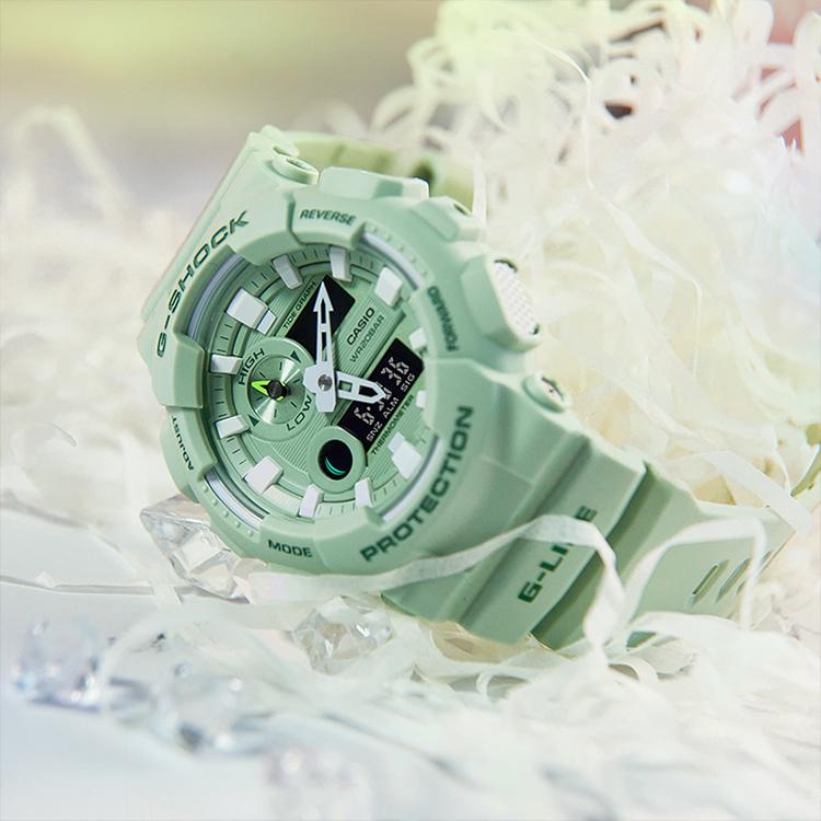 Casio G-Shock Summer Macaron Matcha Watch Unisex Watches Green GAX-100CSB-3A+GMA-S110MP-4A1PR