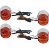 Bike Parts Center Honda Monkey/Gorilla Z50J/AB27 Turn Signal Front and Rear 4 Piece Set 308611308611