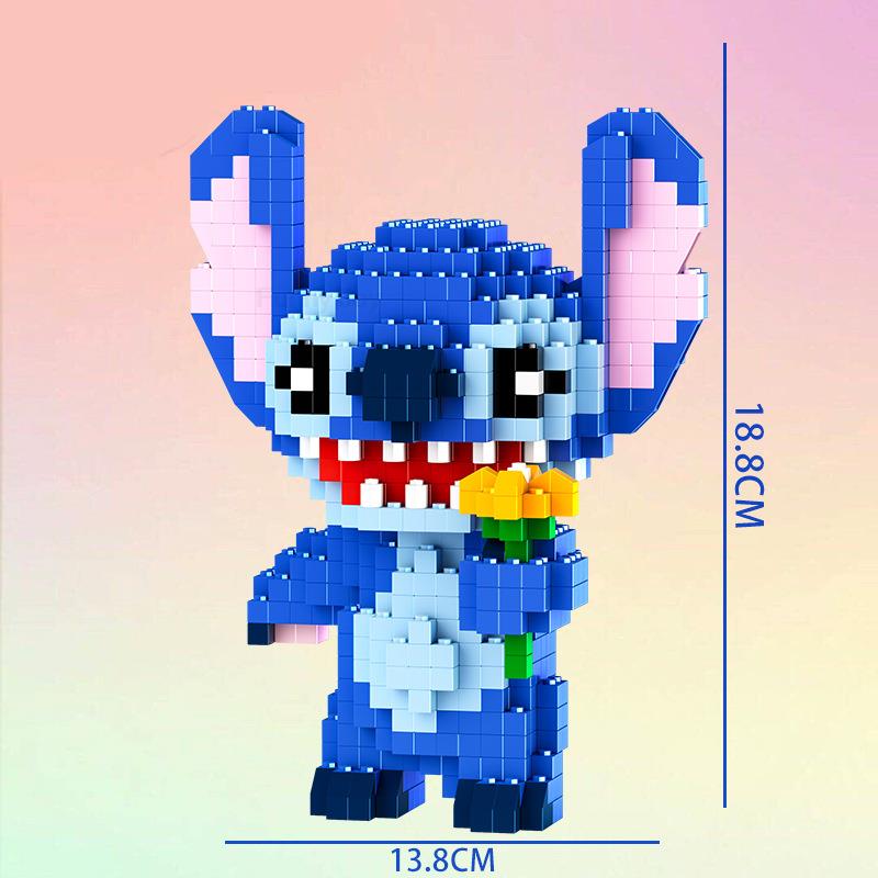 Funny Anime Figure Interstellar Bricks Small Particles Construction Bricks Assembled Puzzle Pen Holder Block Toy Kids Christmas