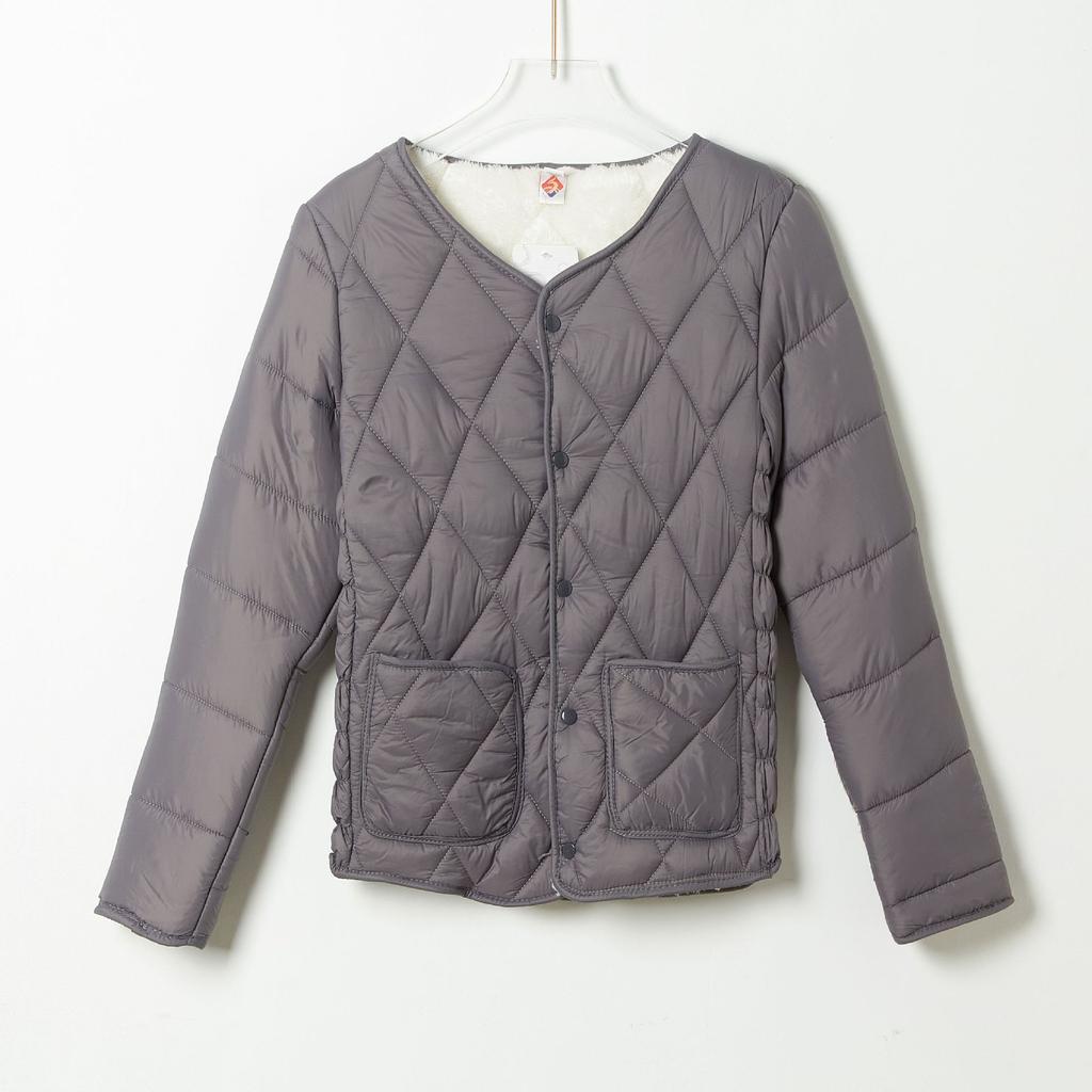 Женская теплая стеганая утолщенная цельная флисовая подкладка рукава с надписью 'Волосы' на рукаве с длинным рукавом хлопковая куртка хлопковая одежда женские модели 8208