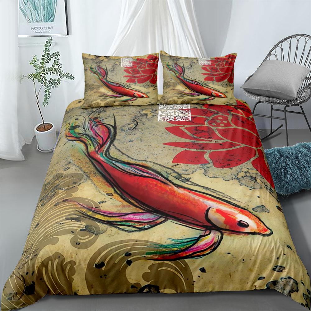 Tiger Shark Duvet Cover Set Uk Single Double Queen Us Twin Full King Size Bed Linen Set