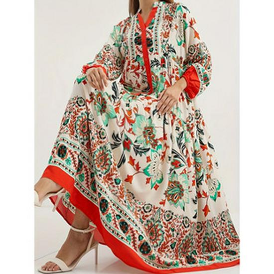 2025 Ethnic Beach Vacation Short-Sleeve Arabic Robe Dress