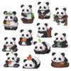 Серия Kawaii Panda Микрочастицы Строительные блоки Креативные Милые Животные Сделай Сам Сборные Модели Кирпичики Игрушки для Детей Подарки на День Рождения