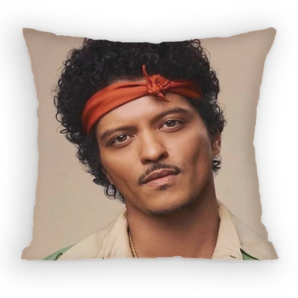 Наволочка singer BBruno MMars, наволочка против пылевых клещей, скрытая молния, шелковистый короткий плюш, чехол для подушки дивана