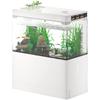 Аквариум Yjhyuxi, небольшая аквариумная система, зарегистрированная для разведения медаки, с полным питанием от USB, оснащенная светодиодом, оснащенная донной фильтрацией, в комплект входит простая система