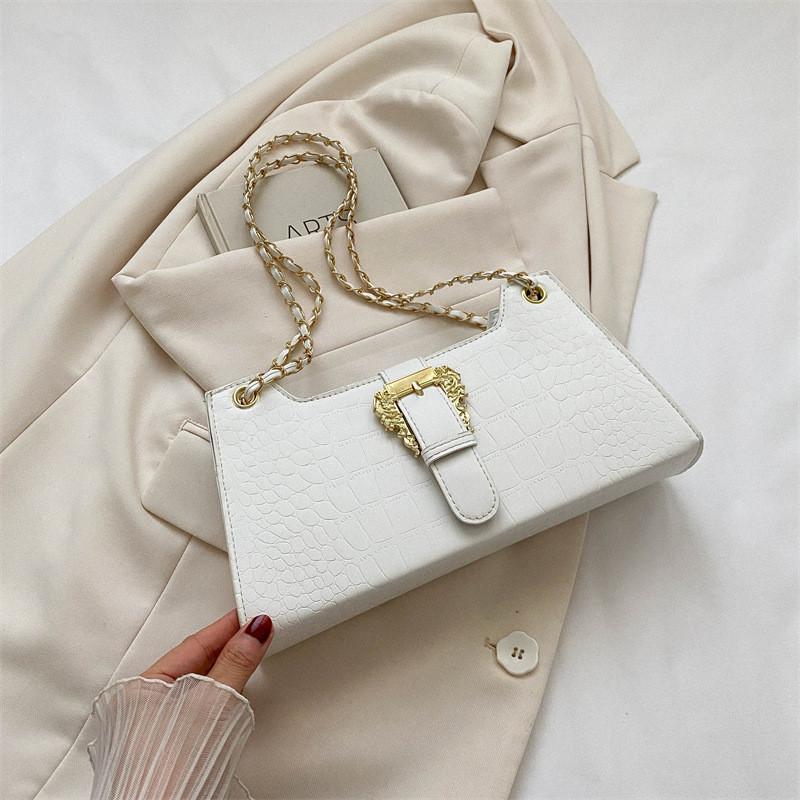 Fashionable Summer Trendy Small Square Bag Women 2023 Pu Leather Shoulder Bag