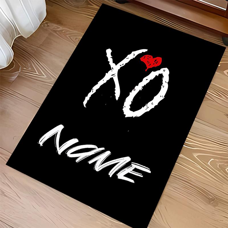 Custom personalization The Weeknd Print Area Rug - Soft, Washable Non-Slip Indoor Mat,Living Room,Home&Office Decorative Rug
