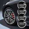 2026 Audi 60mm 61mm 69mm 128mm 4Pcs Car Wheel Hub Center Caps Rim Cover Badge For Audi S-Line A3 A4 A6 Q3 Q5 A5 Q7 A1 A8 Q2 Q8 Q4 A4L