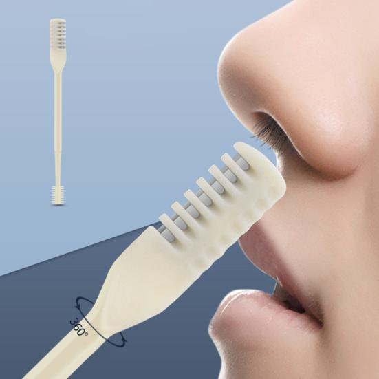 3 шт. Триммер для волос в носу для мужчин и женщин, ручной триммер двойного назначения для стрижки волос в носу и ушах, вращающийся на 360 градусов, дорожный инструмент для ухода