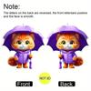 Umbrella Holding Cute Cat Pattern Acrylic Pendant For Car Accessories Decor