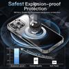 For iPhone 14 Pro Clear Phone Case TPU+PC Magnetic Cover Compatible with MagSafe