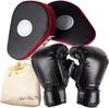 MERCIEL Boxing Training Glove and Mitt One Size Fits Includes Storage Perfect for Martial and Home Practice by a Former Set, All, Bag, Arts, Karate,