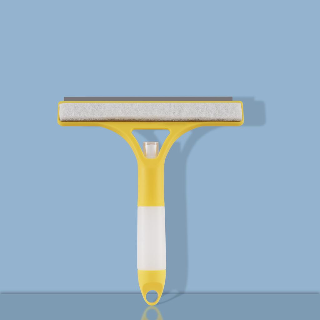 1 шт., стеклоочиститель 3 в 1 со скребком и распылителем, средство для мытья окон, плитка, лобовое стекло автомобиля, зеркало, ванная комната, чистящие средства, чистящий инструмент