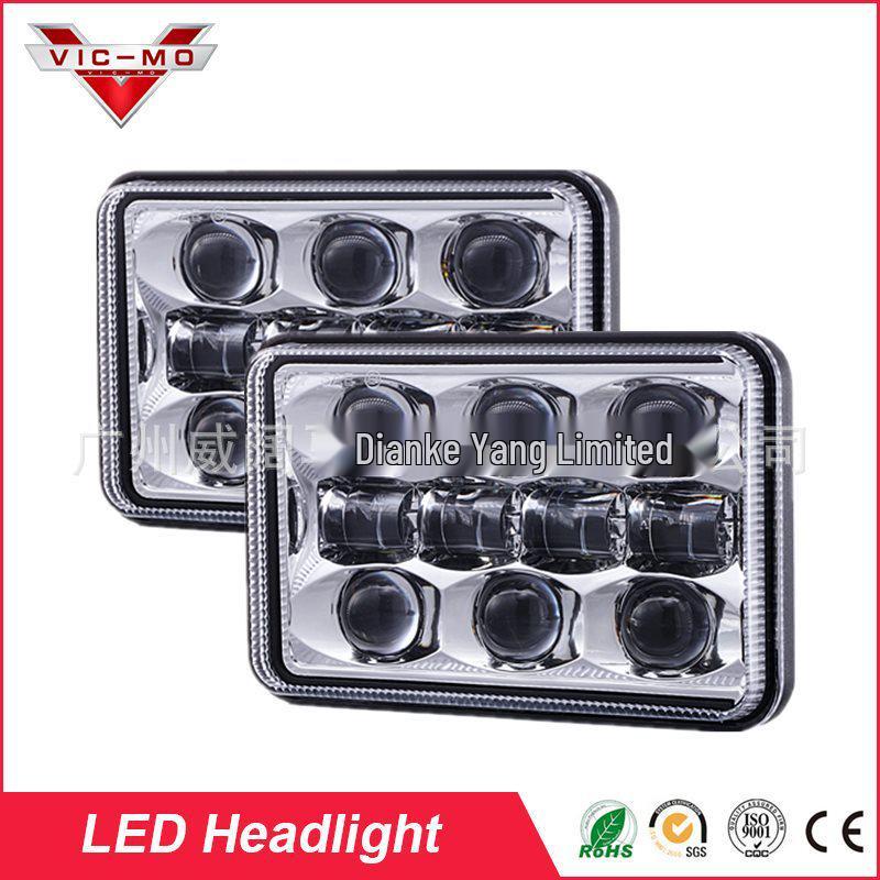 4x6 Square LED Work Light for Jeep and Trucks – Suitable for Headlight Modification