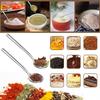 Small Spoons Mini Set - 8 Pcs Tiny Stainless Steel Spoons for Spices, Salt, Sugar, Pepper, and Honey - Food-Grade 304 Mini Condiment Scoops(8 Pcs