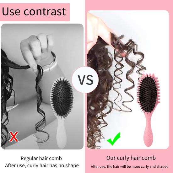 Щетка для волос с мягкой щетиной для массажа кожи головы, женская расческа для вьющихся волос, расческа для укладки волос, парикмахерский инструмент для девочек