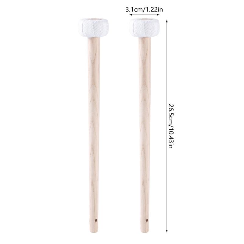 1 Pair Percussion Mallet Timpani Sticks for Drum Drum Mallet Percussion Mallet