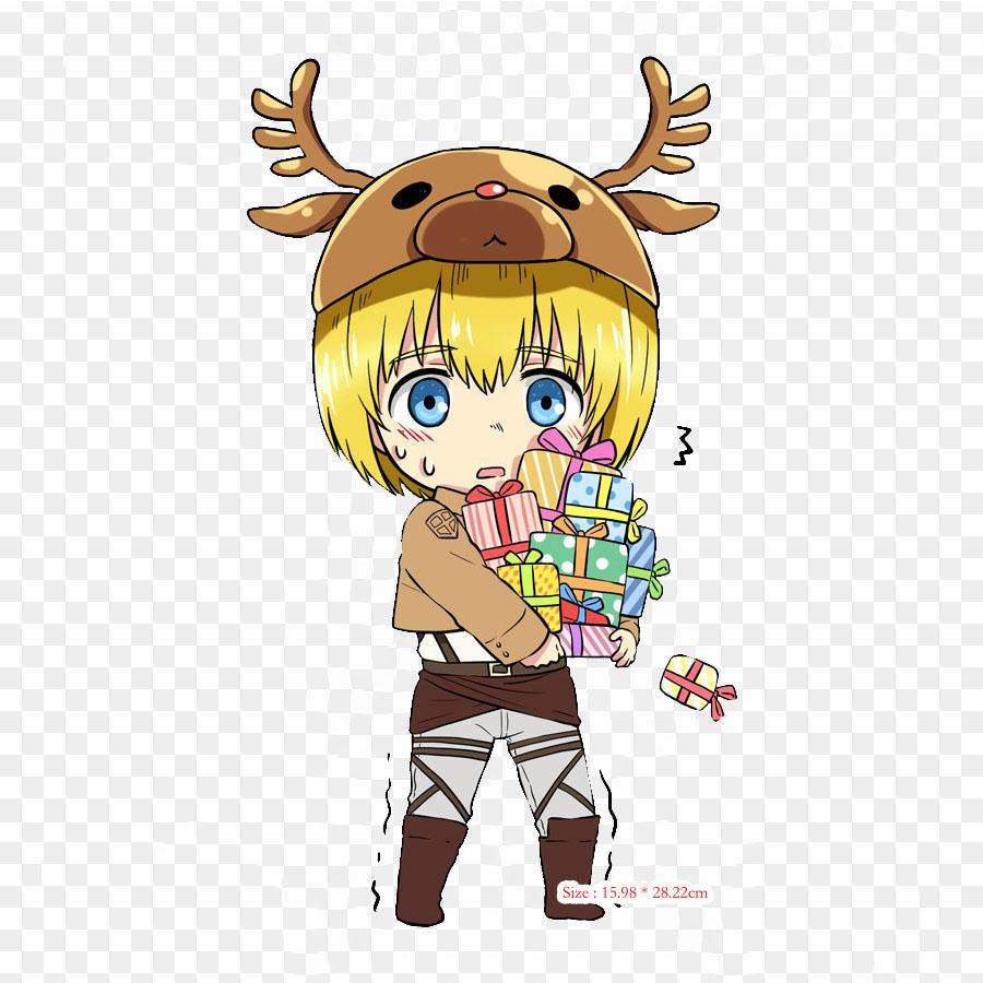 Attack On Titan Eren Yeager Armin Arlert Clipart Patches For Clothes Large Anime Patches Heat Transfer Vinyl Sticker Iron On Transfers For Clothes