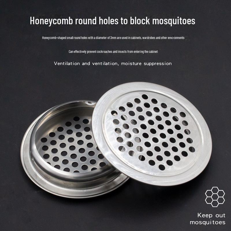 Sukop утолщенная круглая вентиляционная крышка из нержавеющей стали для гардероба и обувных шкафов