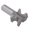 12in Shank Bullnose Router Bit Half Round Edging Router Bit for Door Table Cabinet Shelve