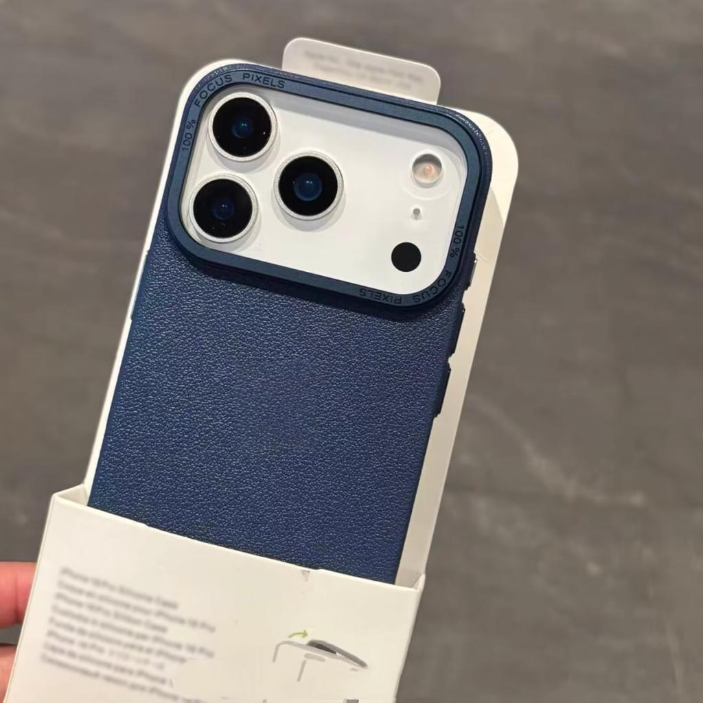 Чехол для телефона с текстурой PU-кожи личи для For Iphone 17 Air 16 1 14 Plus 13 12 Pro Max Матовая крышка с защитой объектива камеры из сплава