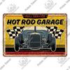 Decor My Garage Tin Sign Plaque Metal Plate Vintage Gift Wall Art Painting for Rule Man Cave Home  Bar Old Car Shop Poster