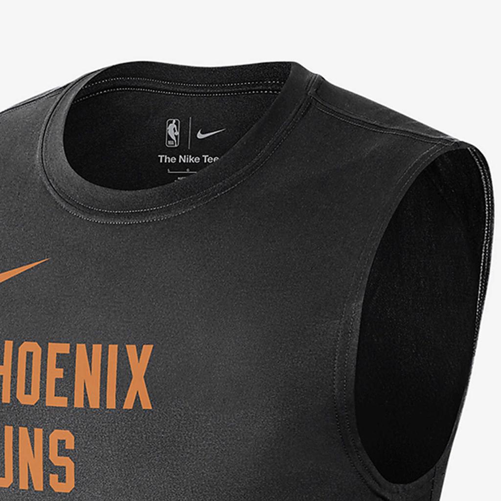 Nike Dri-Fit Nba Practice Letter Logo Round Neck Casual Quick-Dry без рукавов баскетбольная майка Phoenix Suns мужская майка черная HF7461-010
