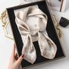 Luxury Silk Shawl Square Scarf for Women Satin Fashion Wraps Neckerchief Female Hair Bands Ribbon Headband Bandana Woman Hijab