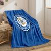 Stockport County FC Emblem print blanket soft and cozy perfect for the living room bed sofa or a nap,gift