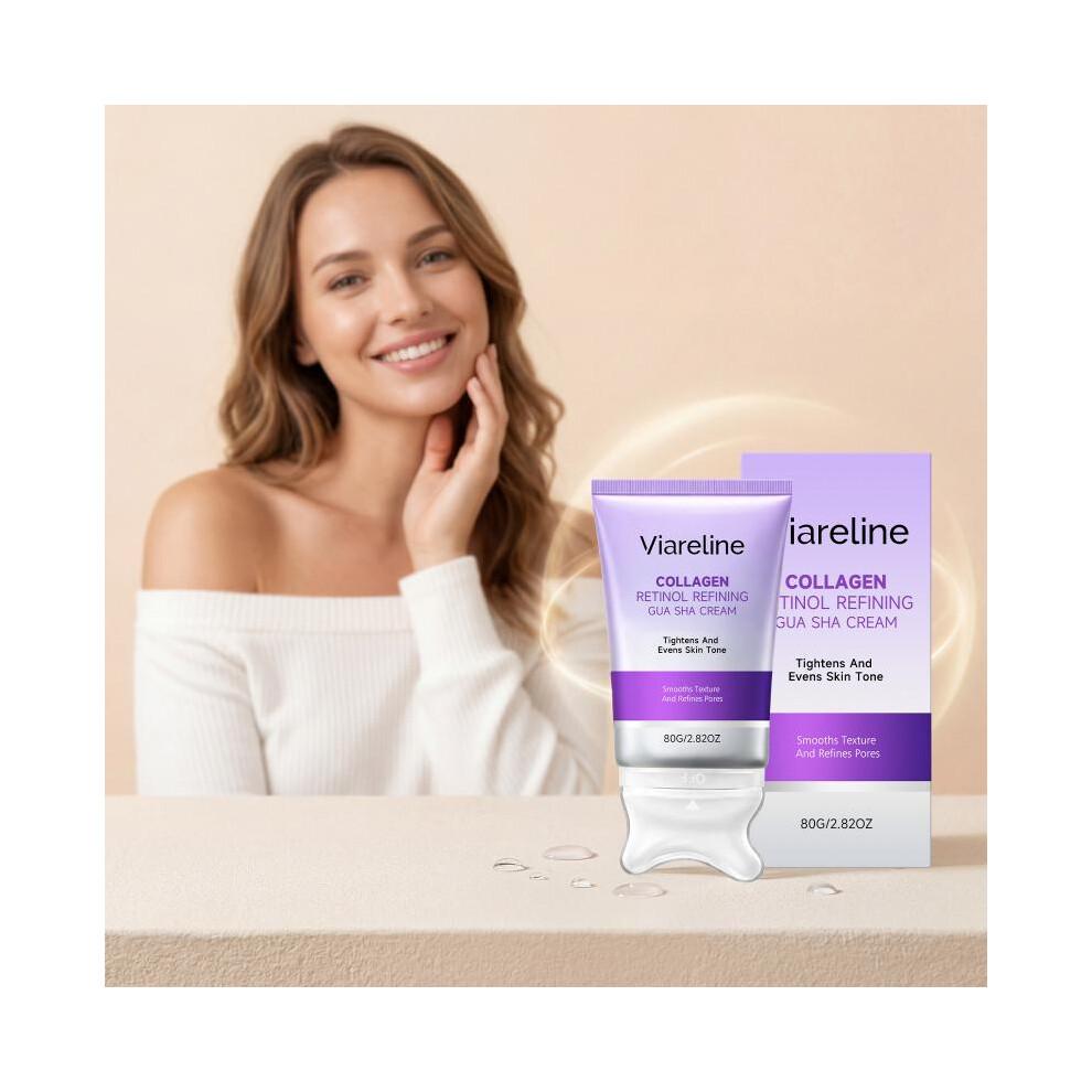VIARELINE Retinol Firming Cream, Lifting & Nourishing, Hydrating Moisturizer, Reduces Fine Lines, Facial Contouring, Daily Skincare less