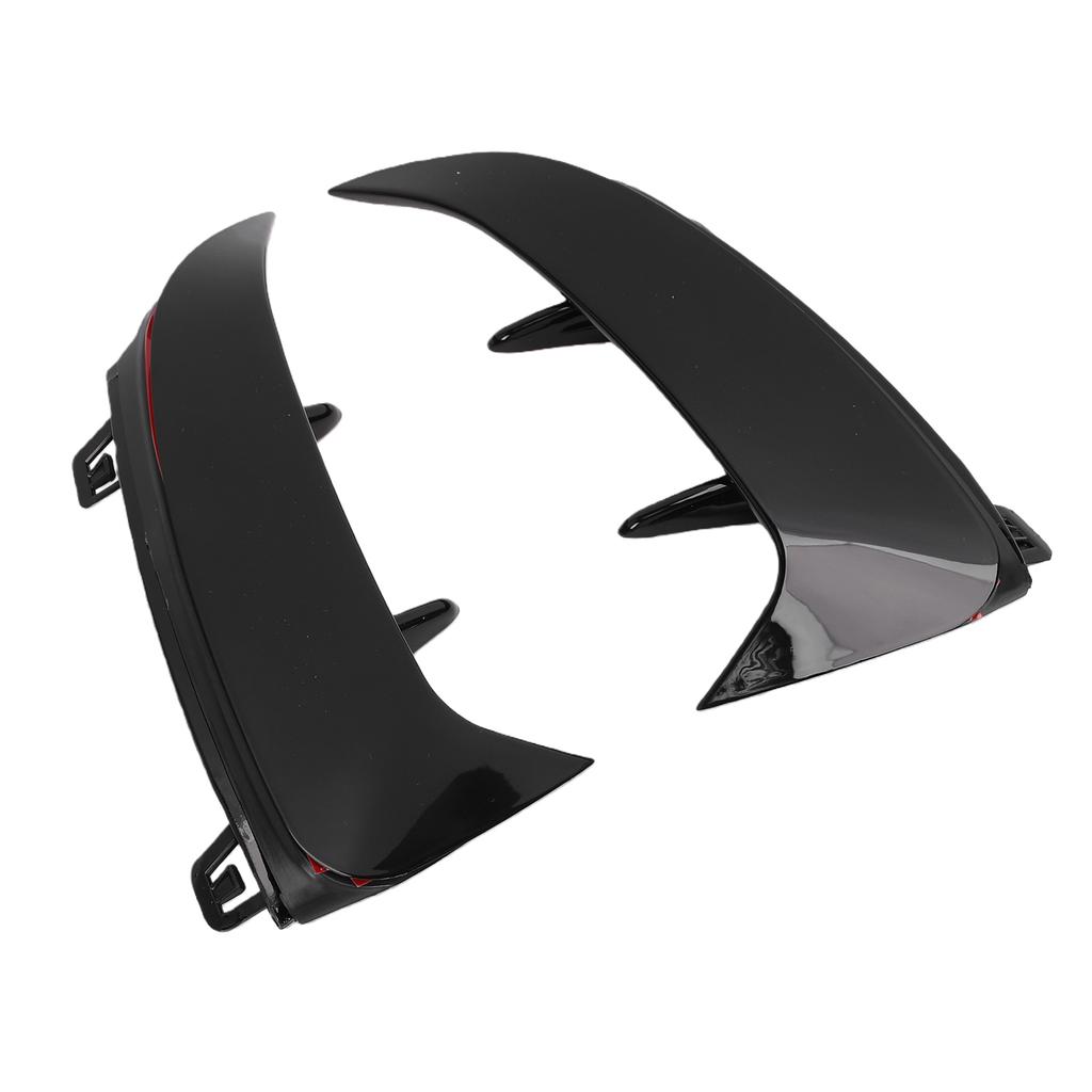 Rear Bumper Spoiler Side Canard Air Vent Replacement for A Class W177 AMG Line Hatchback Left Right Gloss Black
